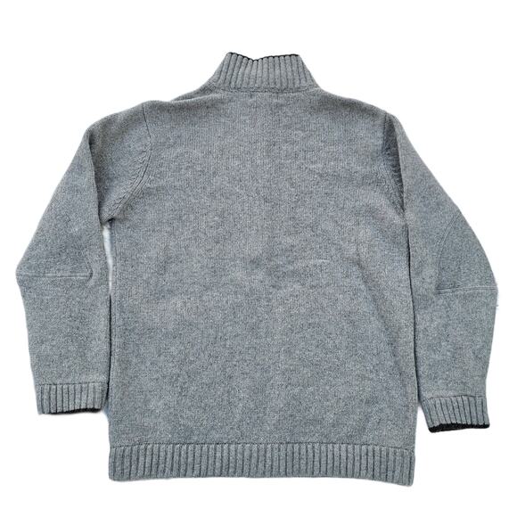 Patagonia Wool Zip Front Sweater Size M Tan Brown Knit Cardigan Pockets Medium - Picture 10 of 11